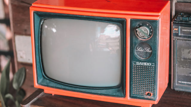 image of vintage tv