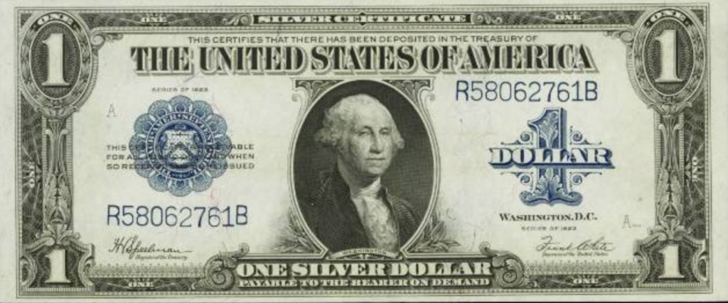 rare one dollar bill