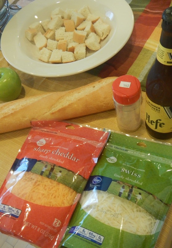 frugal fondue party ingredients