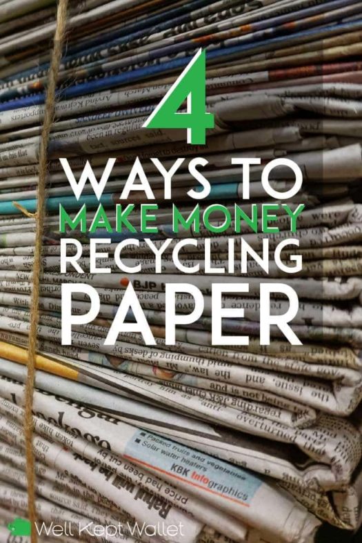 how to make money recycling paper