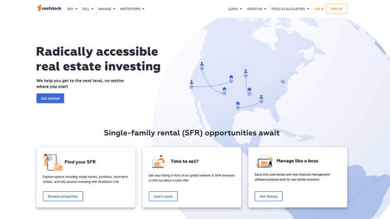 Roofstock home page