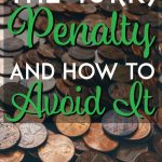401k penalty and how to avoid it pinterest pin