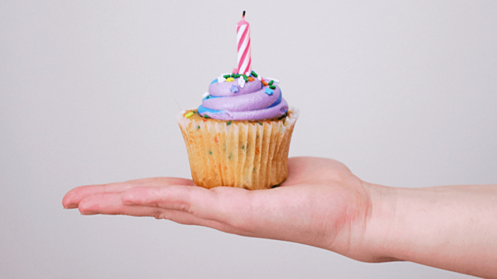 image of birthday cupcake