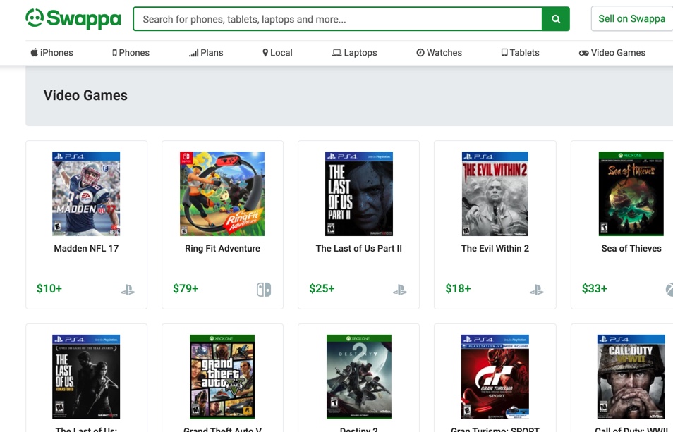 video games for sale on Swappa