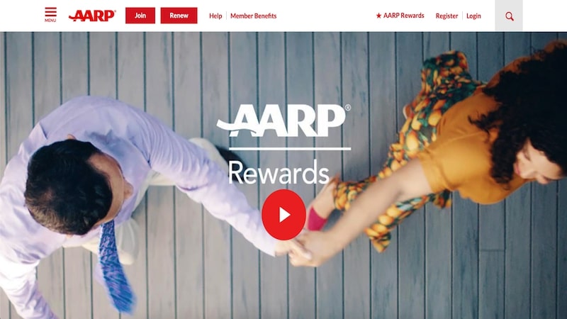 AARP Rewards for Good homepage