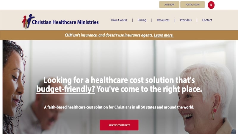 Christian Healthcare Ministries homepage