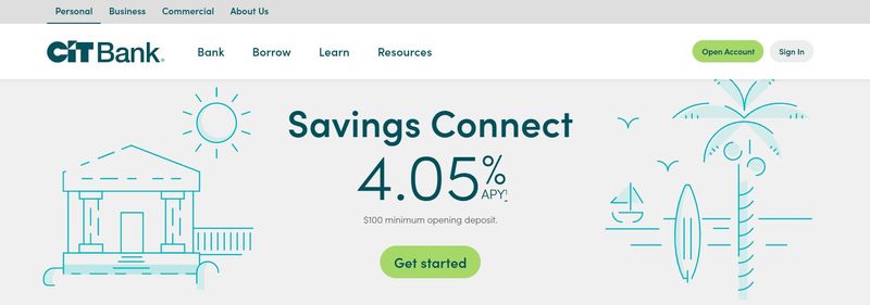 CIT Bank Savings Connect Home Page
