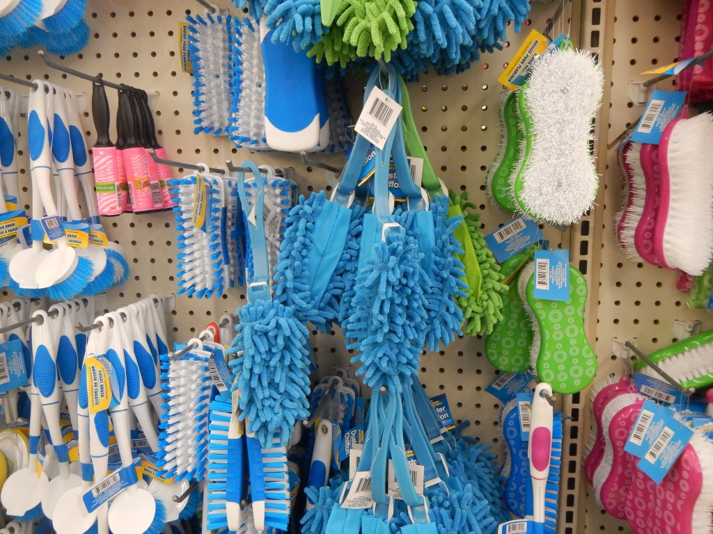 Scrubbers at the Dollar Tree