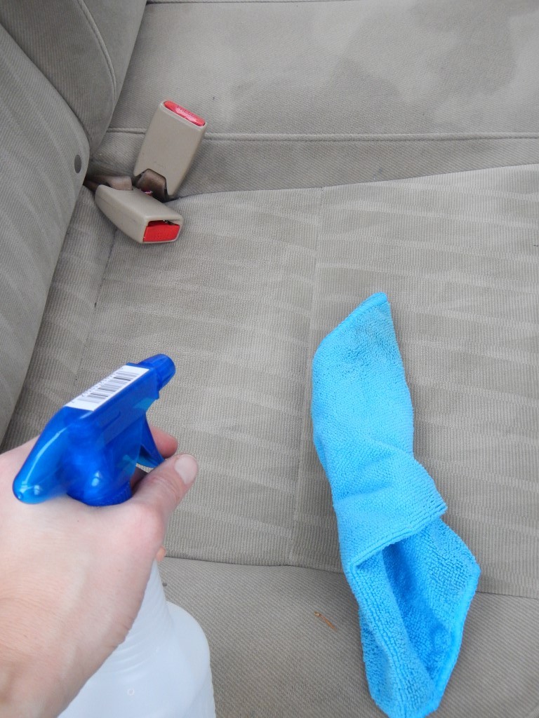 Cleaning Car Seats 
