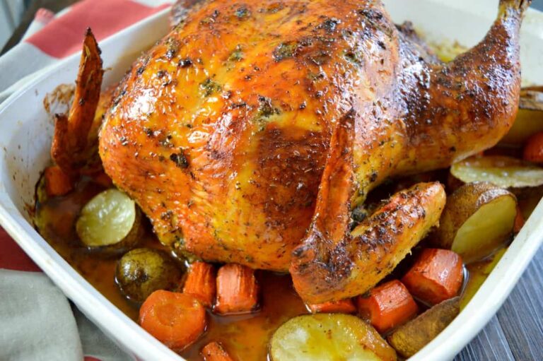 Puerto Rican Style Whole Roasted Chicken Recipe