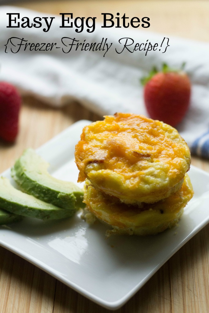 This easy egg bites recipe comes together in a flash! Once they're made, they can be enjoyed right away or popped in the freezer for later.