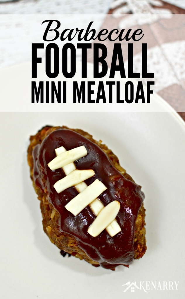 Barbecue Football Mini Mealoaf