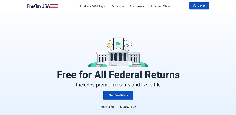 freetaxusa - free for all federal returns