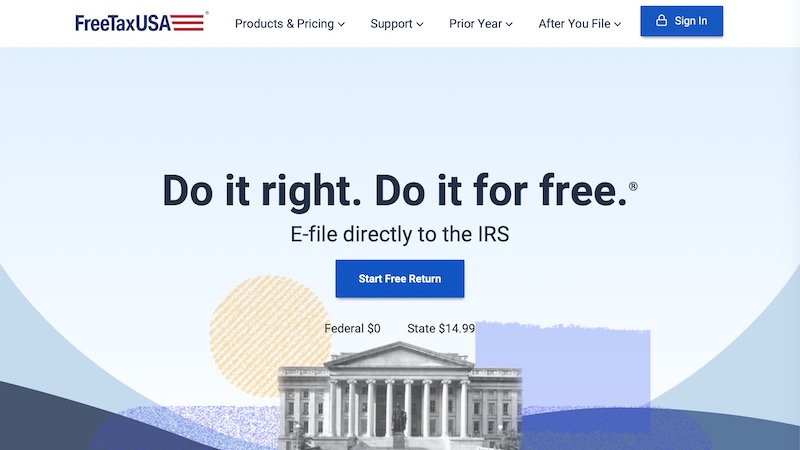 FreeTaxUSA Homepage