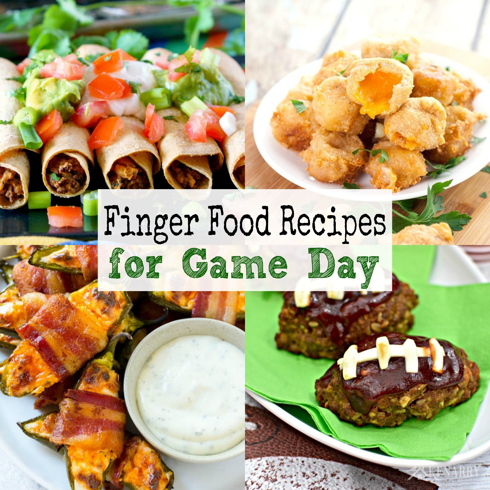 30 Game Day Finger Food Recipes