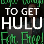 How to get Hulu for free pinterest pin