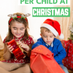 how much to spend per child at christmas