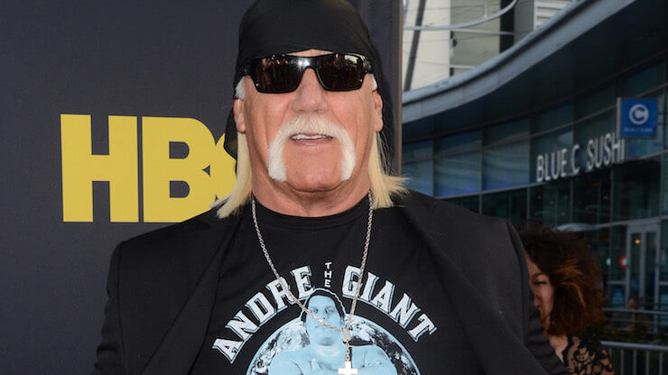 Hulk Hogan at a movie Premiere