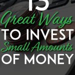 Great Ways to invest small amounts of money pinterest pin