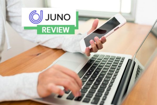 Juno Review man on phone and computer