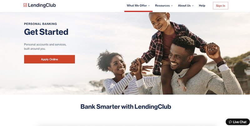 LendingClub Bank home