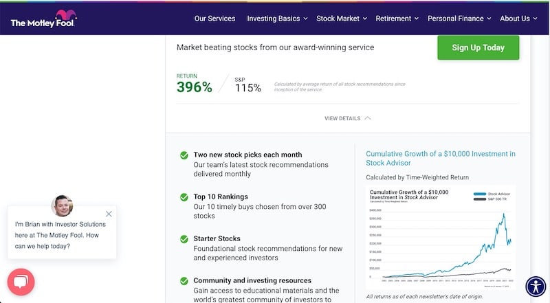 Motley Fool Stock Advisor Performance