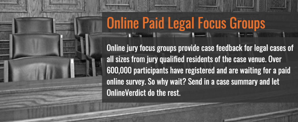 Online Jury homepage