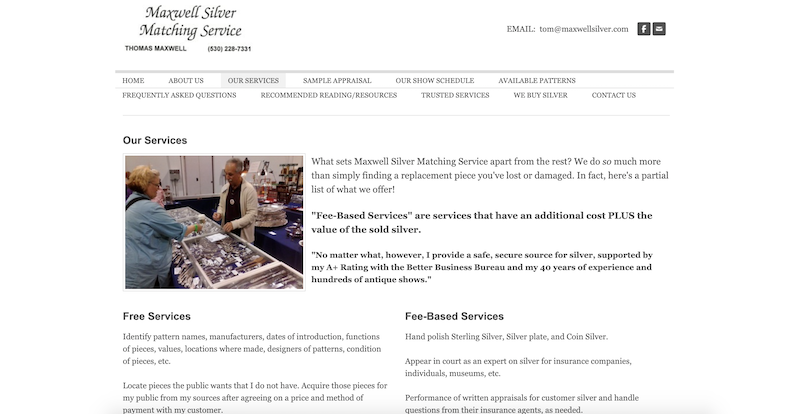 Maxwell Silver Matching Service