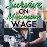 How to survive on minimum wage pinterest pin