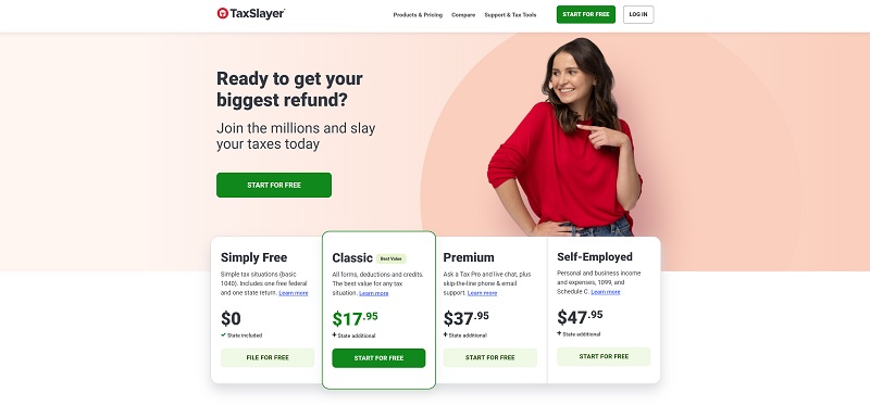 TaxSlayer - join the millions and slay your taxes today