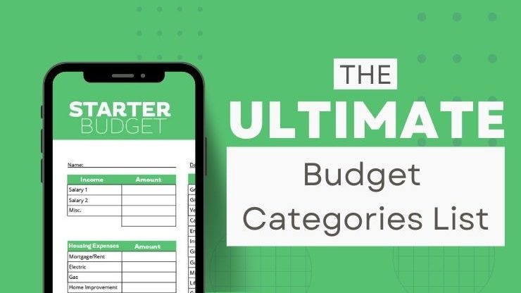 budget categories list