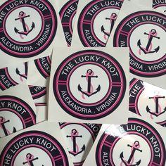 The lucky knot free stickers