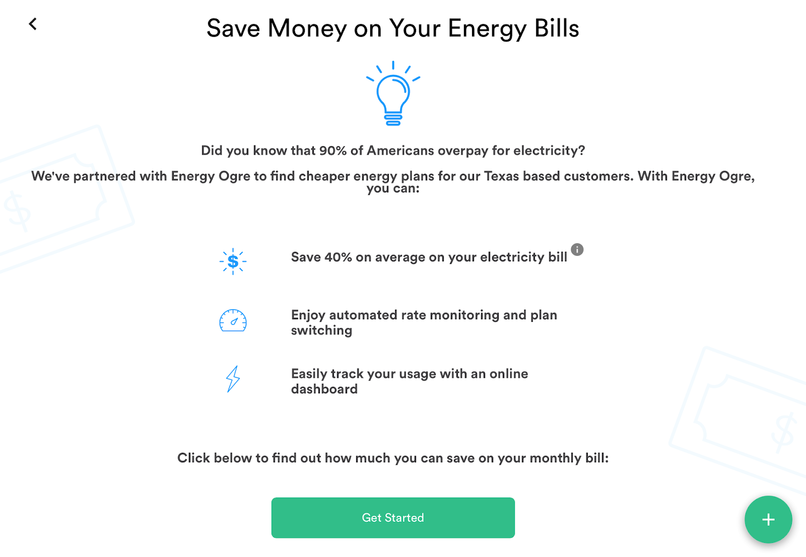 Trim energy bills