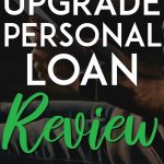 Upgrade personal loan review pinterest pin