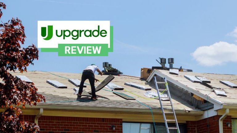 Upgrade Personal Loans men on roof