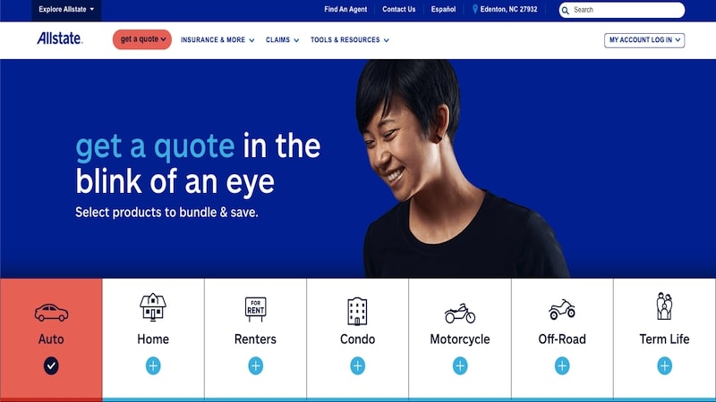 allstate homepage