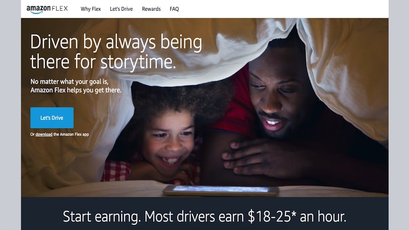 amazon flex homepage