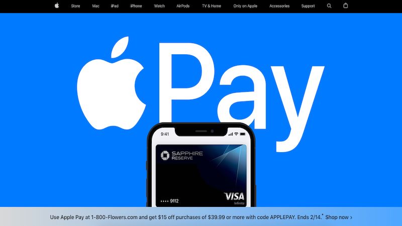 Apple Pay home page