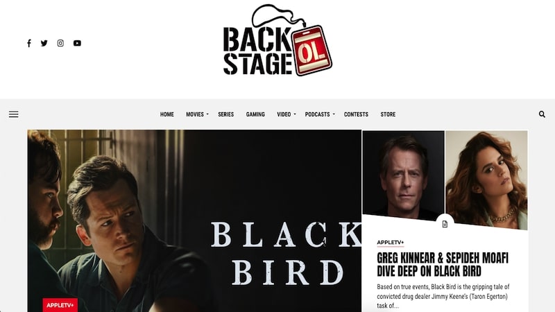 BackstageOL homepage