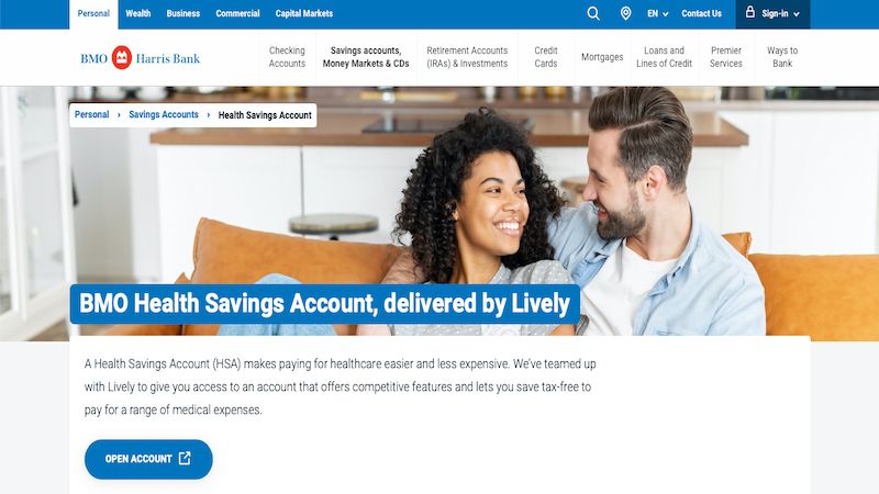 BMO Harris HSA home page