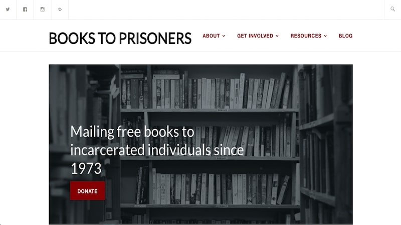 BookstoPrisoners homepage