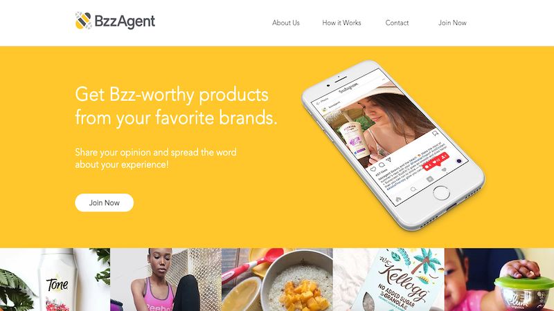 BzzAgent home page