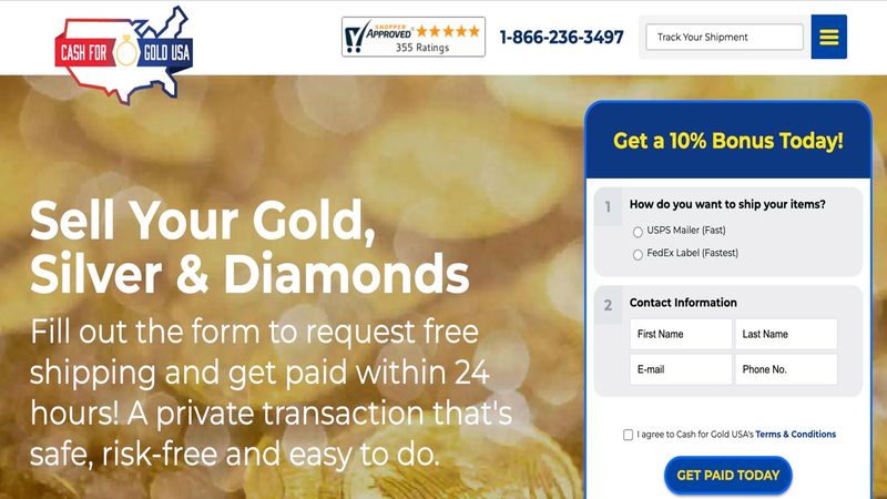 cash for gold usa home
