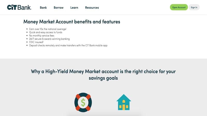 CIT Bank Money Market Account