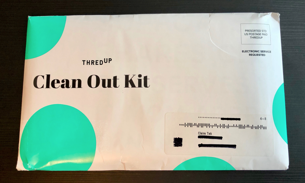 thredup clean out kit