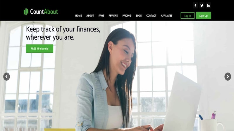 CountAbout homepage