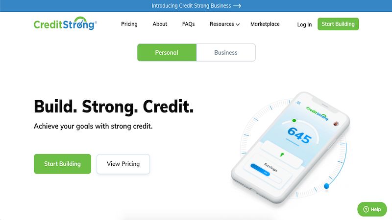 Credit Strong home page