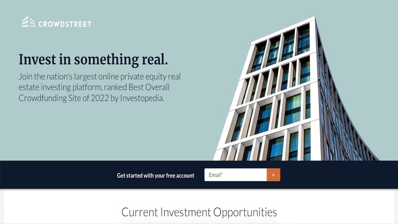 CrowdStreet homepage