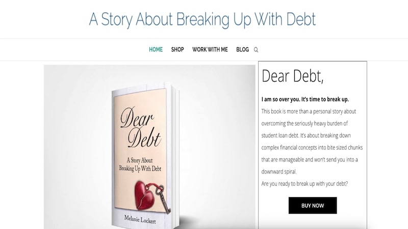 dear debt homepage