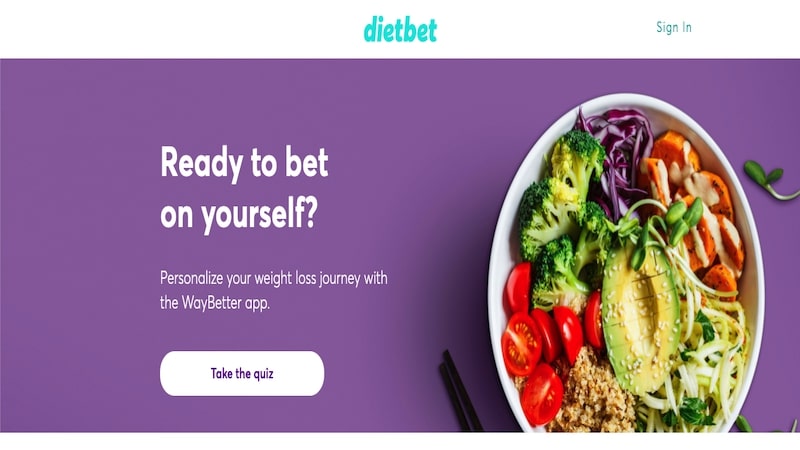 DietBet homepage